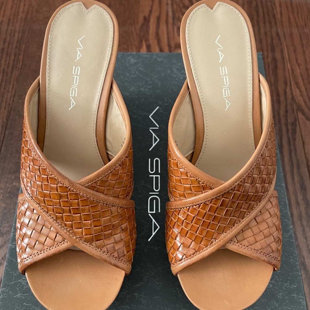 Via Spiga V-Elle2 - Camel - Cork Wedges - 6M